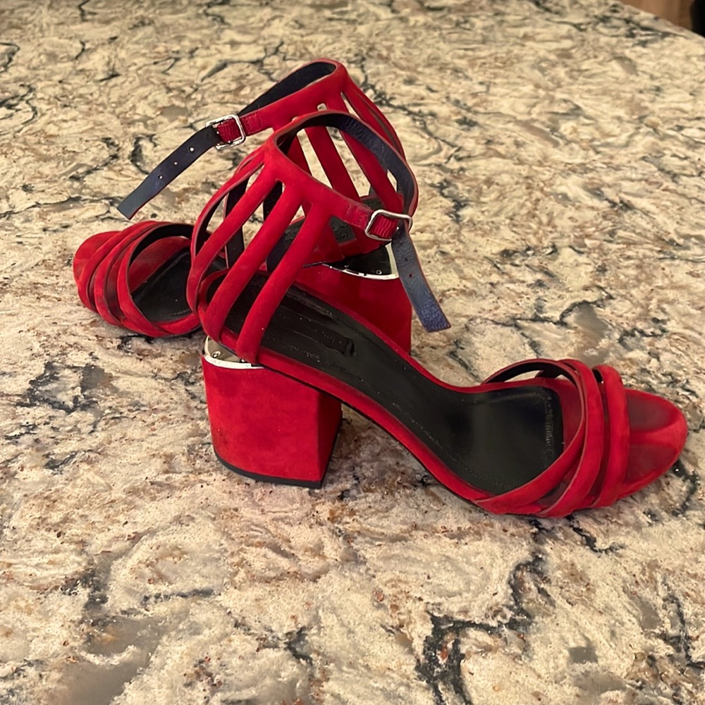 Red Alexander wang heels size 39.5